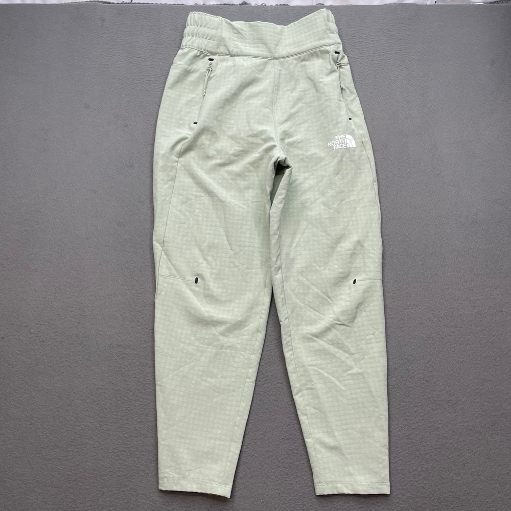 The North Face Women Joggers Sage Green Tekware Grid Fleece XS NF0A84F5